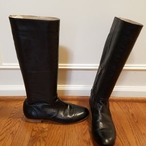 Black leather Frye boots